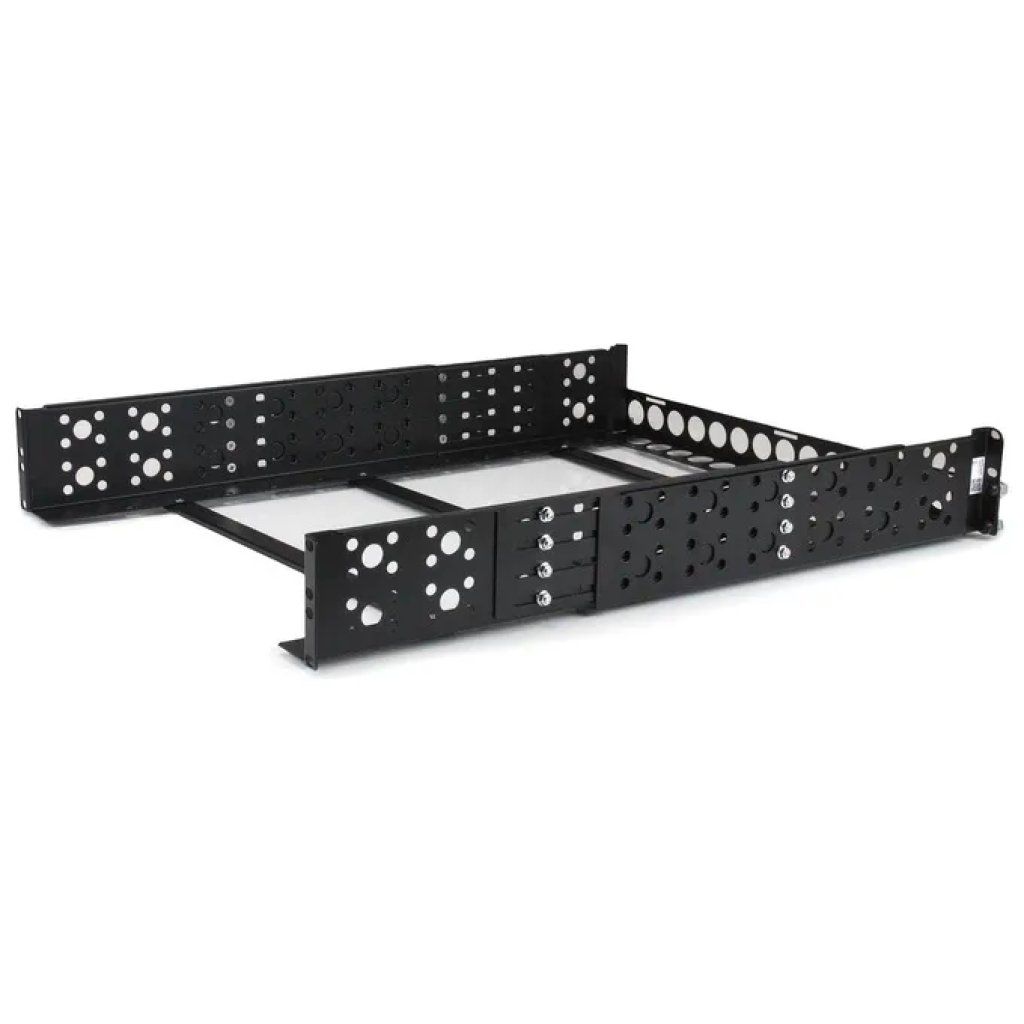 StarTech.com UNIRAILS2U – Guide universali regolabili per rack 19", 2U, nere
