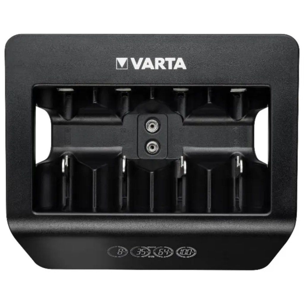VARTA LCD Universal Charger – Caricabatterie universale NiMH con USB VARTA LCD Universal Charger – Caricabatterie universale NiMH con USB