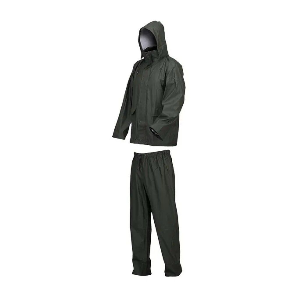 ISSALINE Lluvia Completo Impermeabile Verde – Taglia L