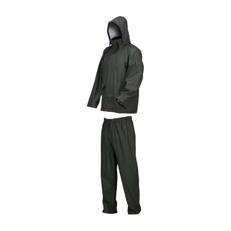 ISSALINE Lluvia Completo Impermeabile Verde – Taglia L