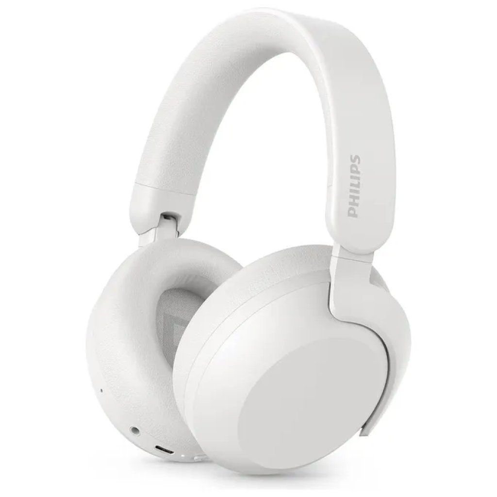 Philips TAH8000EWT/00 Cuffie Wireless Over-Ear con ANC, Bluetooth 5.4, fino a 70 ore, Bianche