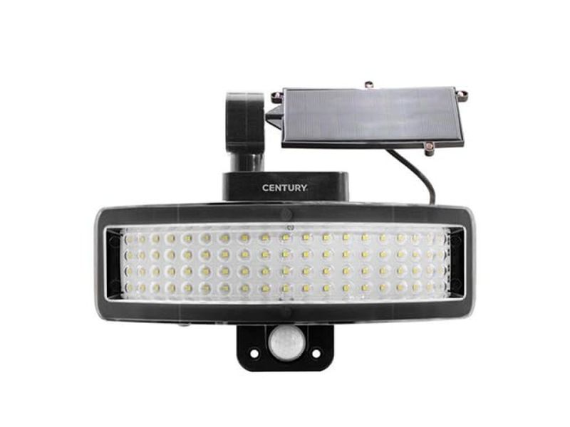 Century Girasole Proiettore LED Solare 7 W con Sensore, 800 lm