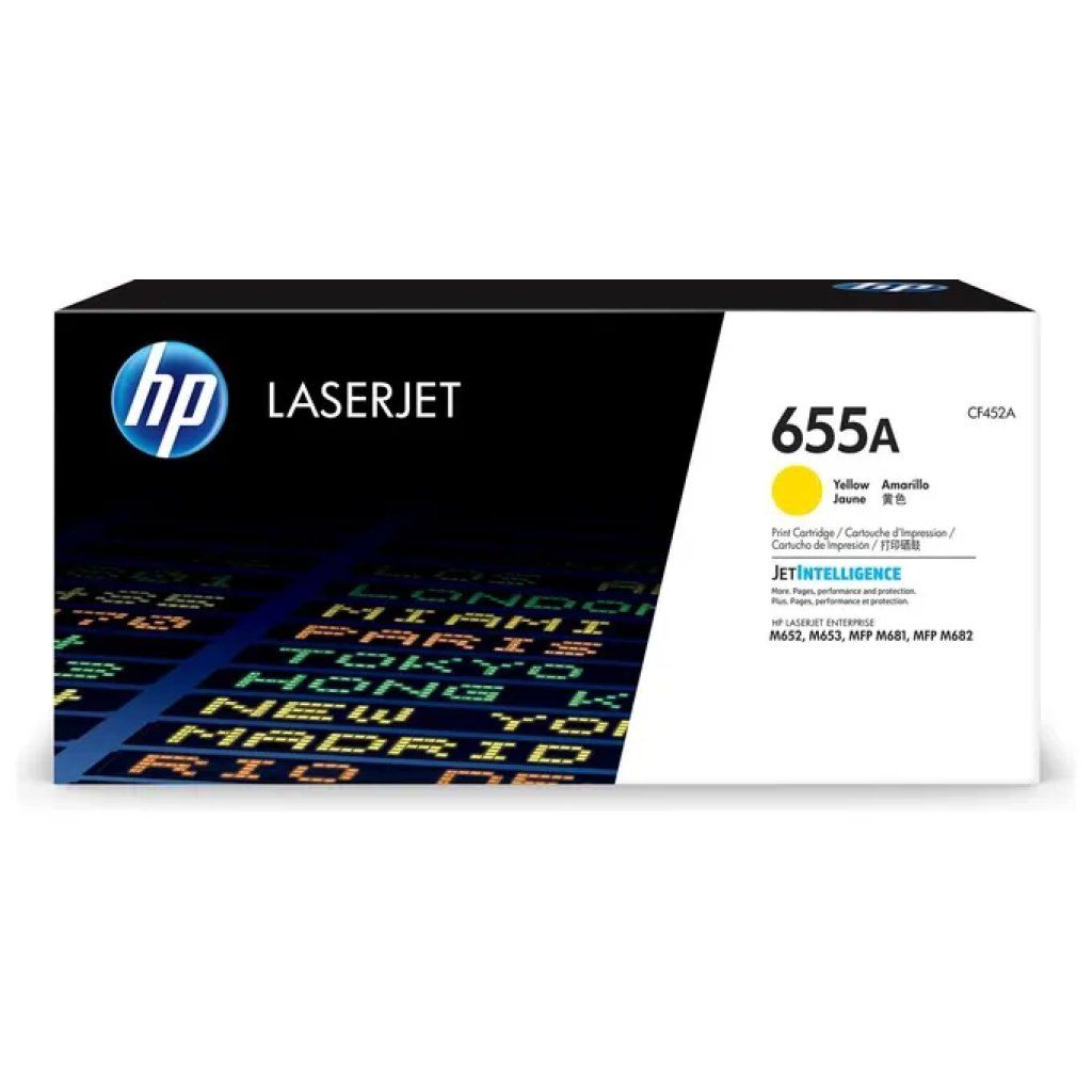 HP 655A CF452A Toner Giallo Originale – 10.500 Pagine HP 655A CF452A Toner Giallo Originale – 10.500 Pagine