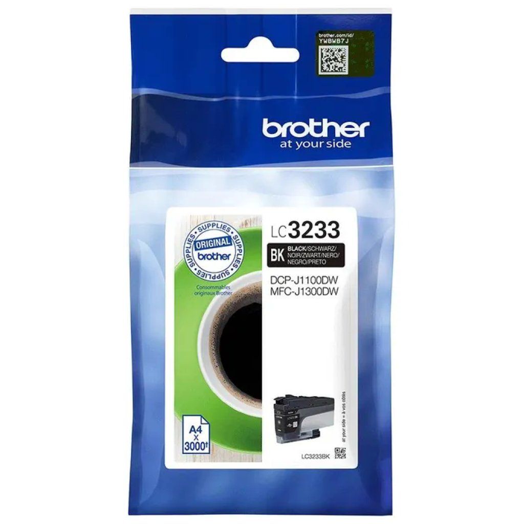 Brother LC3233BK Cartuccia Inkjet Originale Nera
