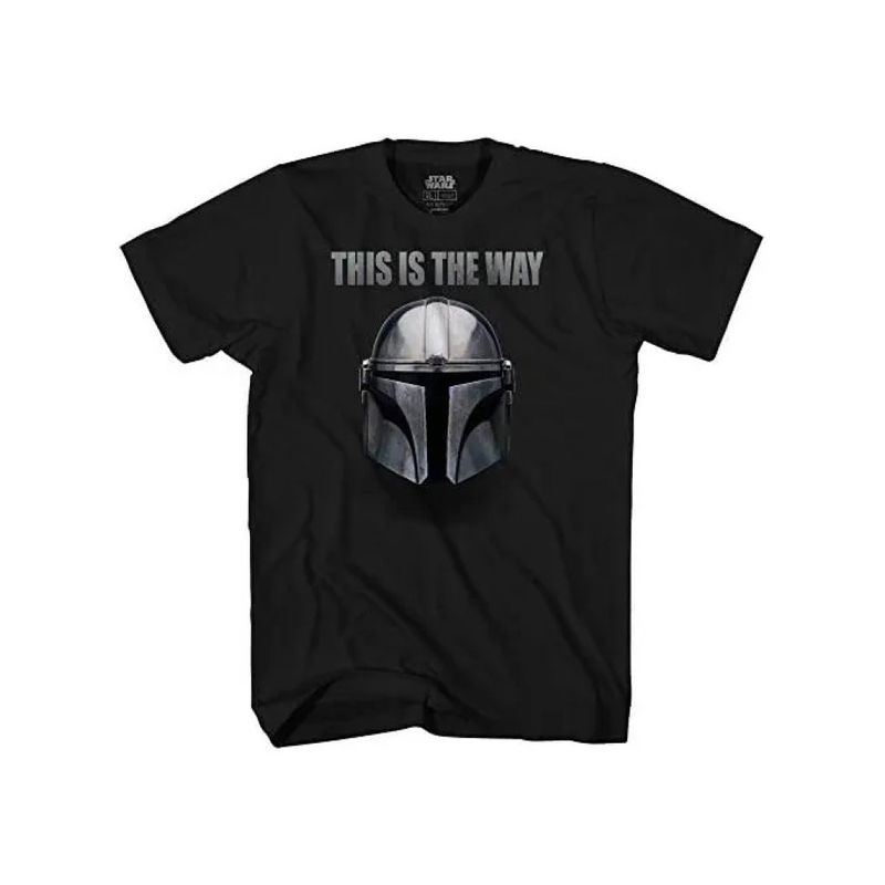 ALTRI T-shirt bambino Star Wars The Mandalorian – This Is The Way, nera, taglia S