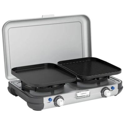 Campingaz Camping Kitchen 2 – Fornello portatile a 2 fuochi, 4000 W