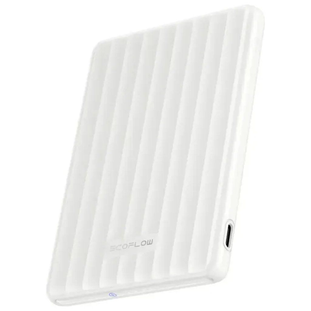 EcoFlow RAPID Mag Powerbank magnetico 5000 mAh, 20 W, Qi 7,5 W, bianco EcoFlow RAPID Mag Powerbank magnetico 5000 mAh, 20 W, Qi 7,5 W, bianco