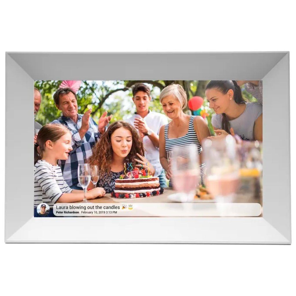 Denver Frameo PFF-1063WHITE – Cornice Digitale 10,1 Denver Frameo PFF-1063WHITE – Cornice Digitale 10,1" Full HD, 16 GB, Wi-Fi, MicroSD, Bianca