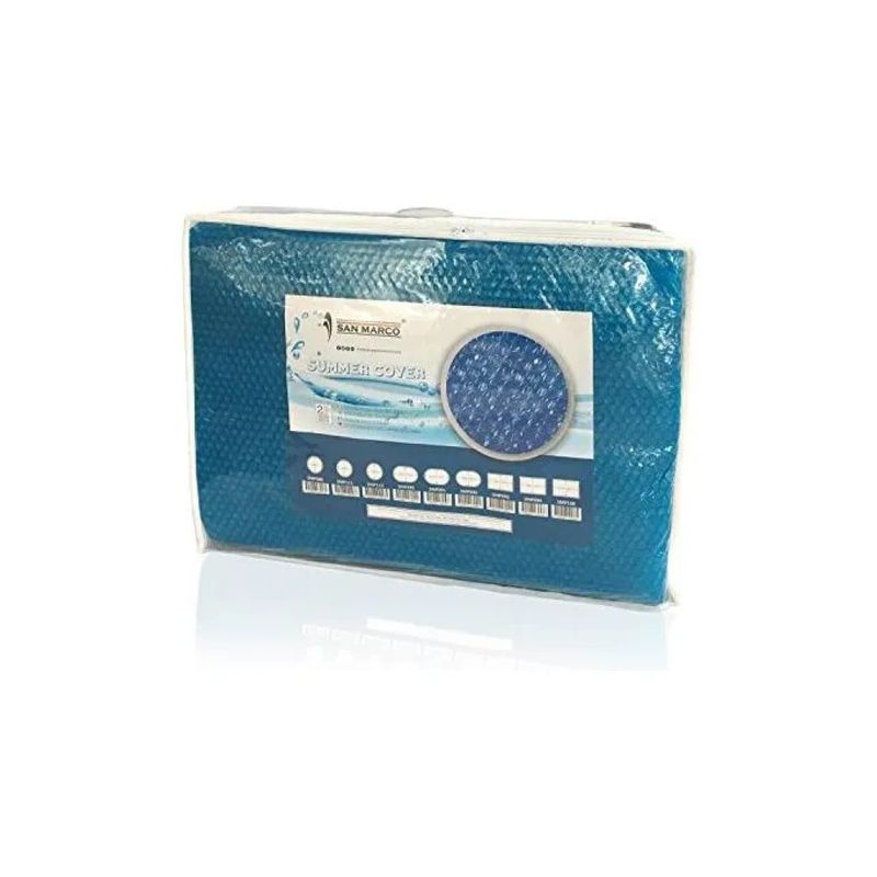 San Marco SMP089 Telo Isotermico per Piscina Rotonda 550 cm Blu