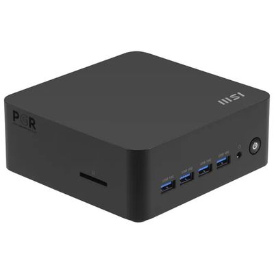 MSI Cubi Z 8M-036BEU Mini PC Barebone, Ryzen 7 255, Nero