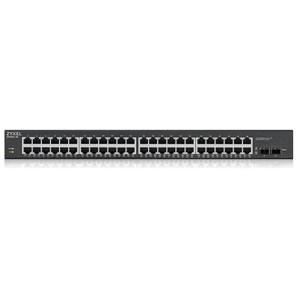 Zyxel GS1900-48HPv2 Switch Gigabit PoE+ gestito, 48 porte, 2 SFP, 170 W