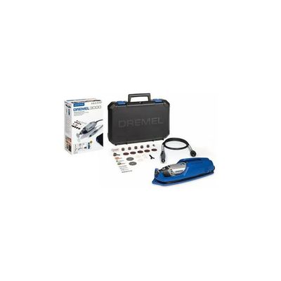 Dremel 3000-1/25 Utensile Multifunzione 130 W con Albero Flessibile e 25 Accessori