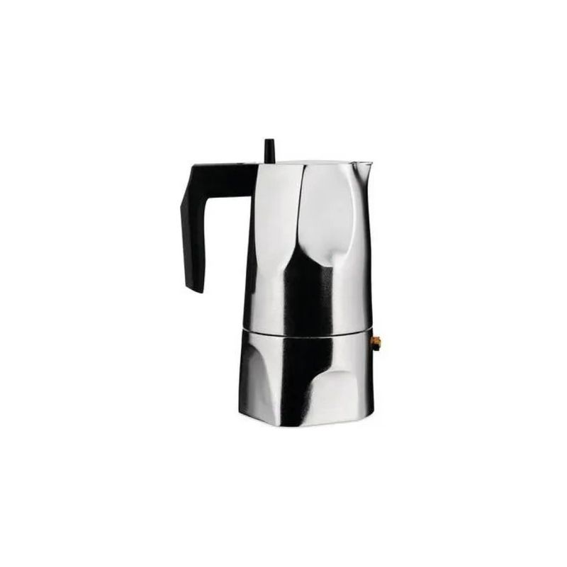 Alessi Ossidiana MT18/3 Caffettiera Espresso 3 Tazze Nera