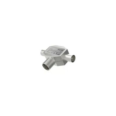 Hama Splitter antenna coassiale 1 ingresso F, 2 uscite M, metallo Hama Splitter antenna coassiale 1 ingresso F, 2 uscite M, metallo
