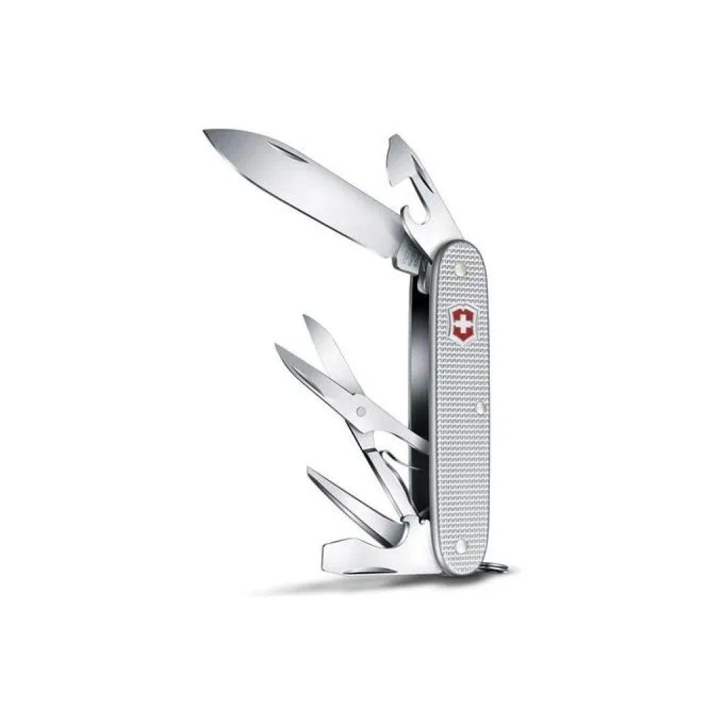 Victorinox Pioneer X 823126 Coltello Multiuso Alox Argento, 9 Funzioni Victorinox Pioneer X 823126 Coltello Multiuso Alox Argento, 9 Funzioni