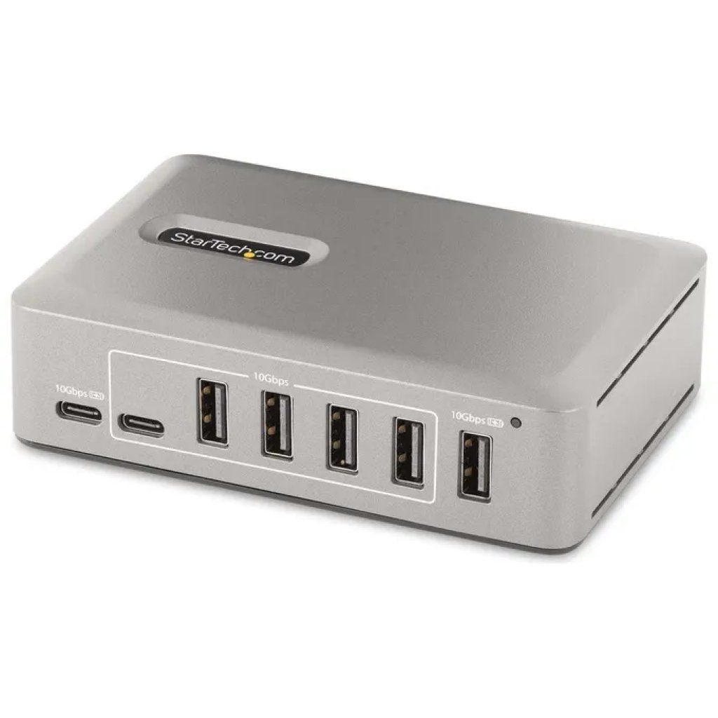 StarTech.com Hub USB-C a 10 porte 10 Gbps con alimentatore da 65 W StarTech.com Hub USB-C a 10 porte 10 Gbps con alimentatore da 65 W