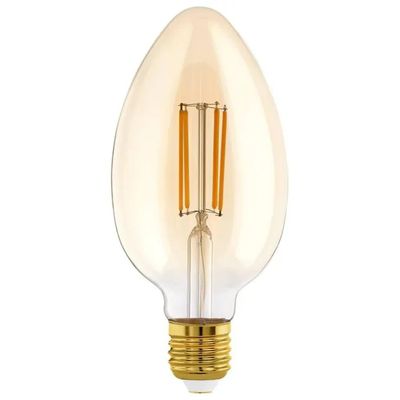 EGLO 11838 Lampadina LED Vintage E27 8 W, 2100 K, Ambra, Dimmerabile