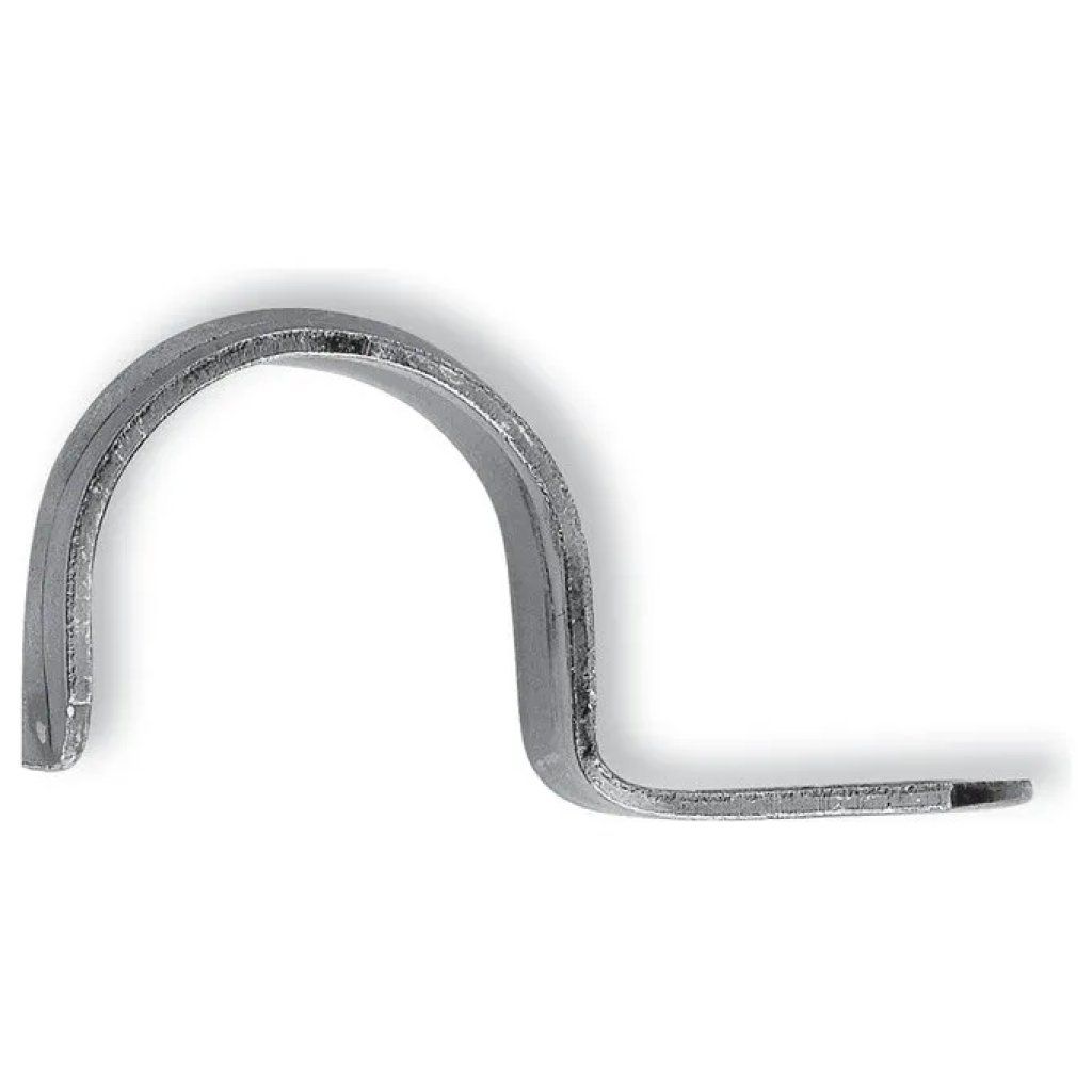 Fischer 501176 BSM Gaffette per Tubi 28 mm, Acciaio Zincato, 25 Pezzi