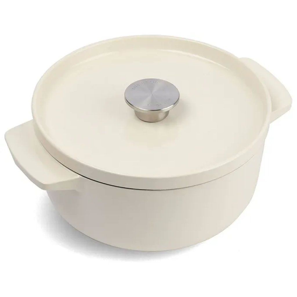 KitchenAid CC006056-001 Pentola in Ghisa 3,3 L, 22 cm, Crema