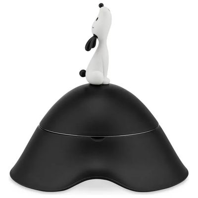 Alessi AMMI19B Ciotola per Cani e Gatti Nera, 0,6 L