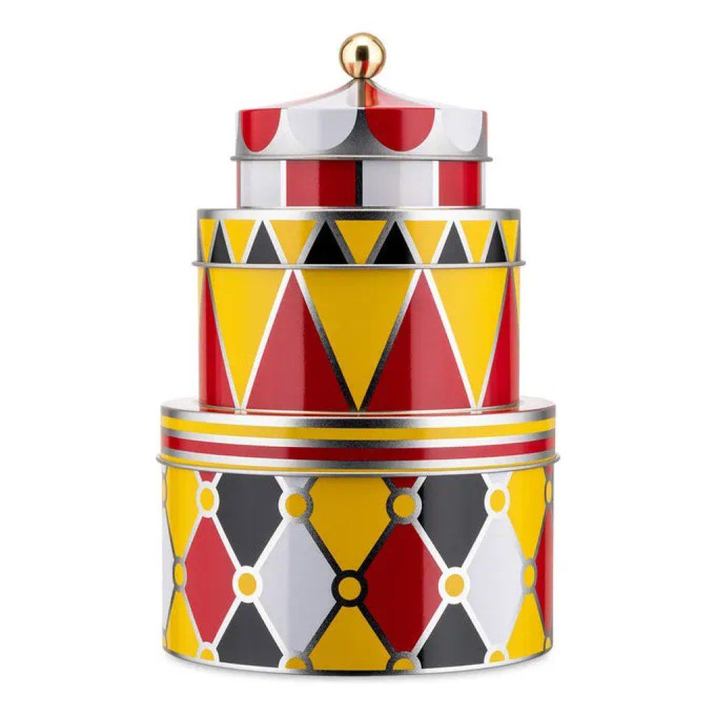 Alessi Circus MW31S3 – Set 3 Scatole Portaoggetti in Acciaio