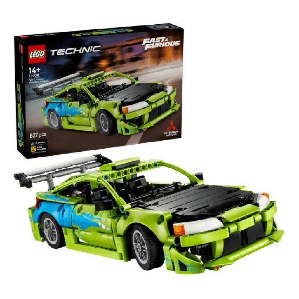 LEGO Technic Mitsubishi Eclipse Fast & Furious 42229, 827 pezzi