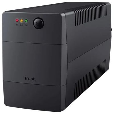 Trust Paxxon UPS 800 VA 480 W con 2 prese Tipo F, nero Trust Paxxon UPS 800 VA 480 W con 2 prese Tipo F, nero