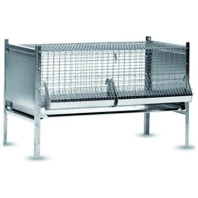 GENERICO Gabbia zincata smontabile per polli Chicken Cage 108, 100 × 63 × 65 cm
