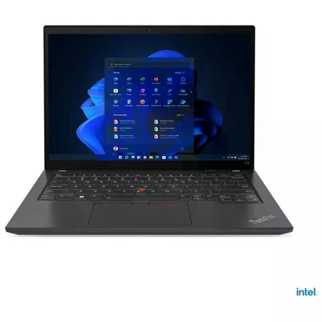 Lenovo ThinkPad T14, notebook 14 Lenovo ThinkPad T14, notebook 14" WUXGA Intel Core i5-1240P, 16 GB RAM, 512 GB SSD, Windows 11 Pro