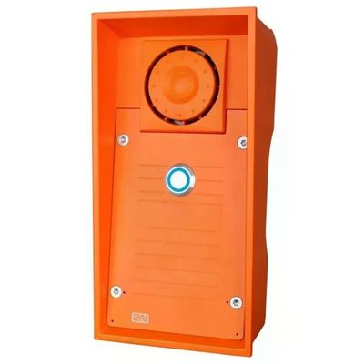 2N 9152101W Citofono Intercom Audio IP con Pulsante, Arancione