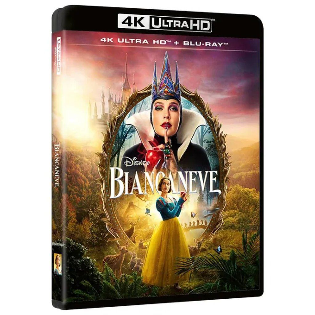 DISNEY Biancaneve Live Action – Steelbook 4K Ultra HD + Blu-ray, 2 dischi DISNEY Biancaneve Live Action – Steelbook 4K Ultra HD + Blu-ray, 2 dischi