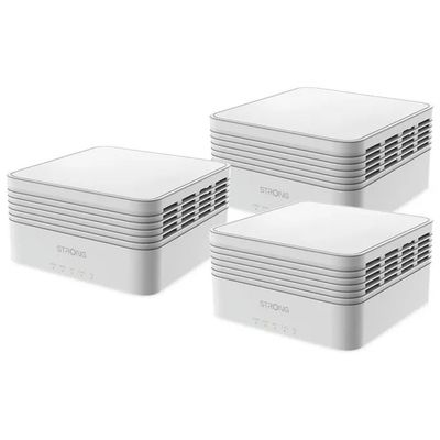 Strong Atria MESHTRIAX3000 Sistema Wi-Fi Mesh 6 AX3000, 3 unità, copertura 525 m²