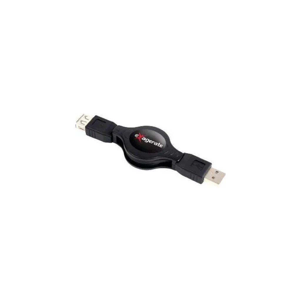 Hamlet XRCU2 Cavo USB Retrattile con 4 Adattatori, 1,2 m, Nero