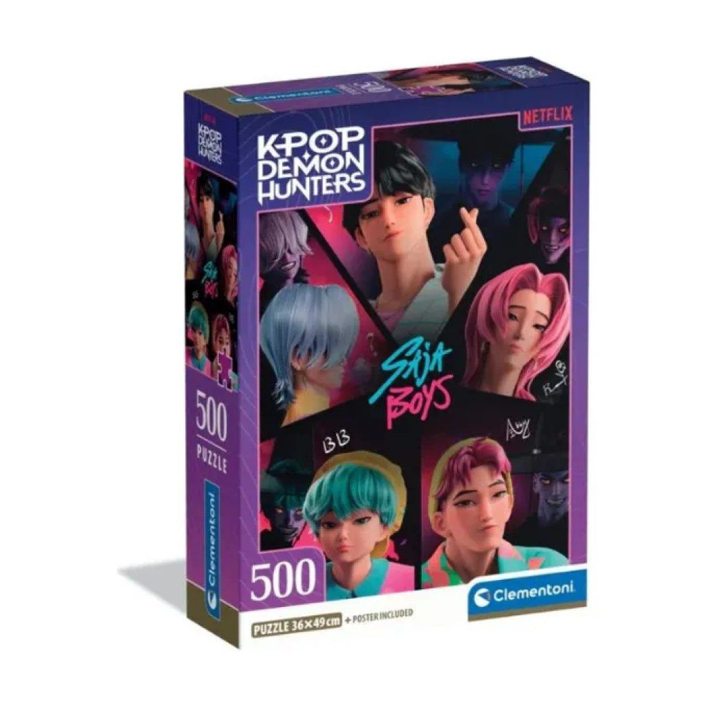 Clementoni Puzzle K-Pop Demon Hunters, 500 pezzi Clementoni Puzzle K-Pop Demon Hunters, 500 pezzi