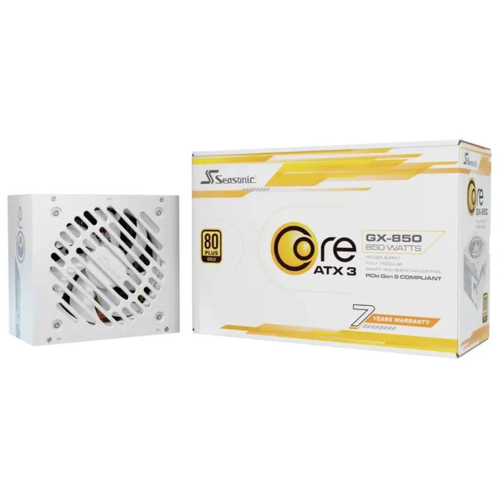 Seasonic CORE GX-850 Alimentatore ATX 3.1 850 W 80 PLUS Gold Bianco