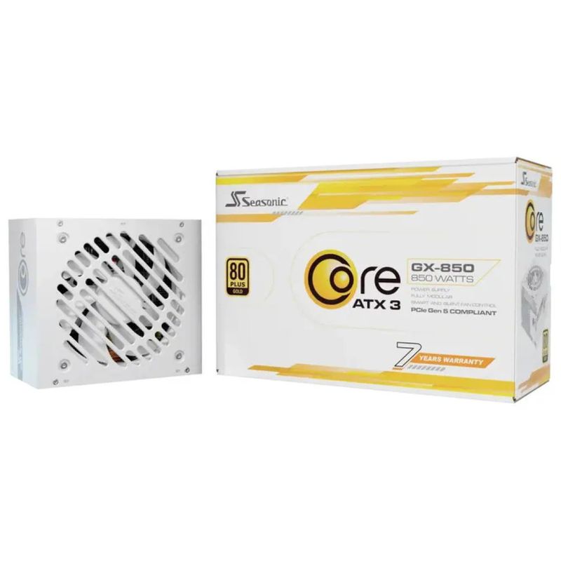 Seasonic CORE GX-850 Alimentatore ATX 3.1 850 W 80 PLUS Gold Bianco
