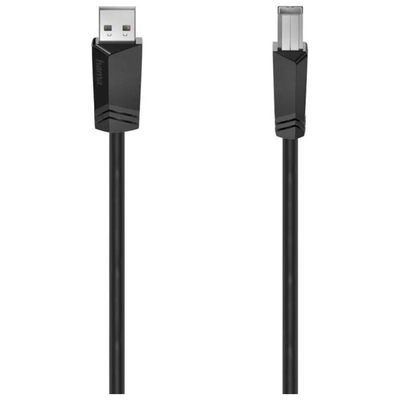 Hama Cavo USB 2.0 da USB-A a USB-B, 5 m, Nero Hama Cavo USB 2.0 da USB-A a USB-B, 5 m, Nero