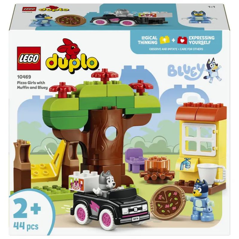 LEGO DUPLO Bluey 10469 – Pizzeria con Bluey e Muffin, 44 pezzi