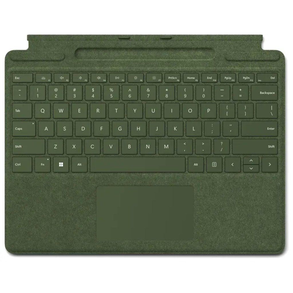 Microsoft Surface Pro Signature Keyboard QWERTY Italiano con Slim Pen, Verde Forest Microsoft Surface Pro Signature Keyboard QWERTY Italiano con Slim Pen, Verde Forest