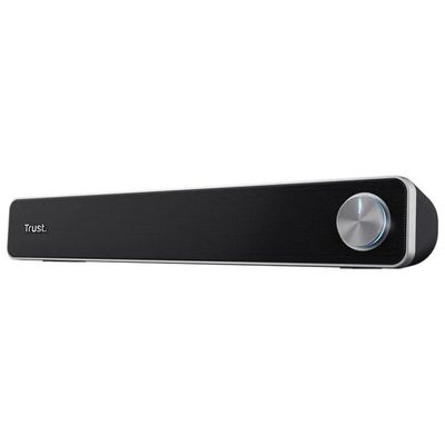 Trust Arys Soundbar USB 6 W per PC e TV, Nero