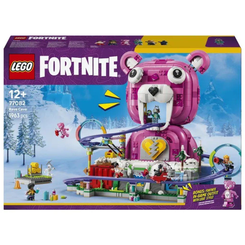 LEGO Fortnite Tana Strana 77082 – Set da 1963 pezzi con 6 minifigure LEGO Fortnite Tana Strana 77082 – Set da 1963 pezzi con 6 minifigure