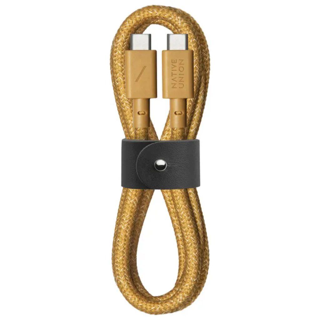 Native Union Belt Cable USB-C a USB-C 1,2 m – Giallo