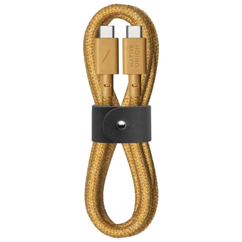 Native Union Belt Cable USB-C a USB-C 1,2 m – Giallo