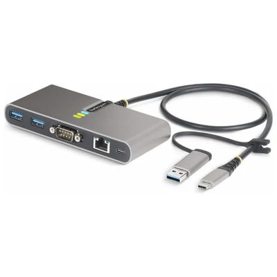 StarTech.com Hub USB-C con Ethernet Gigabit, RS-232 e 2 porte USB-A StarTech.com Hub USB-C con Ethernet Gigabit, RS-232 e 2 porte USB-A