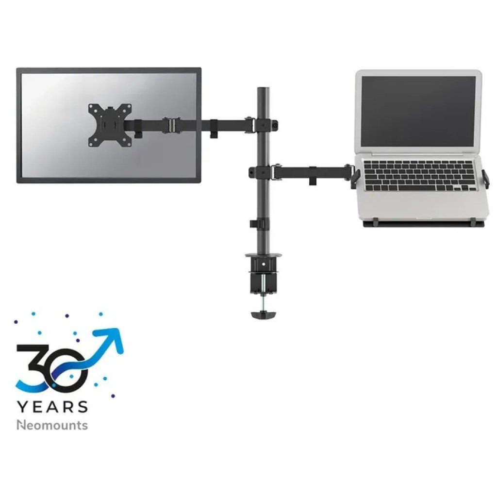 NEWSTAR Neomounts FPMA-D550NOTEBOOK – Braccio per monitor e supporto notebook, nero