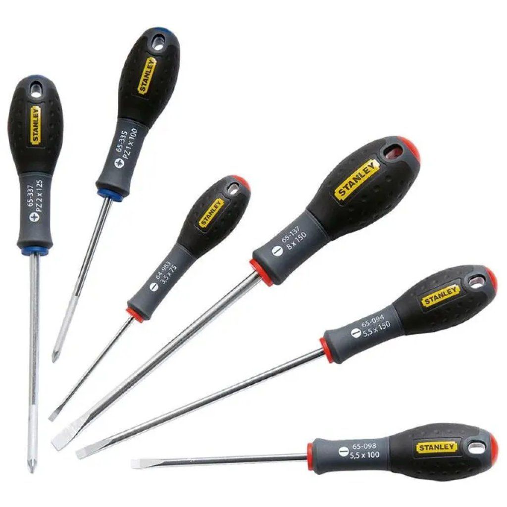 Stanley FatMax 0-65-428 – Set di 6 cacciaviti Soft-Grip