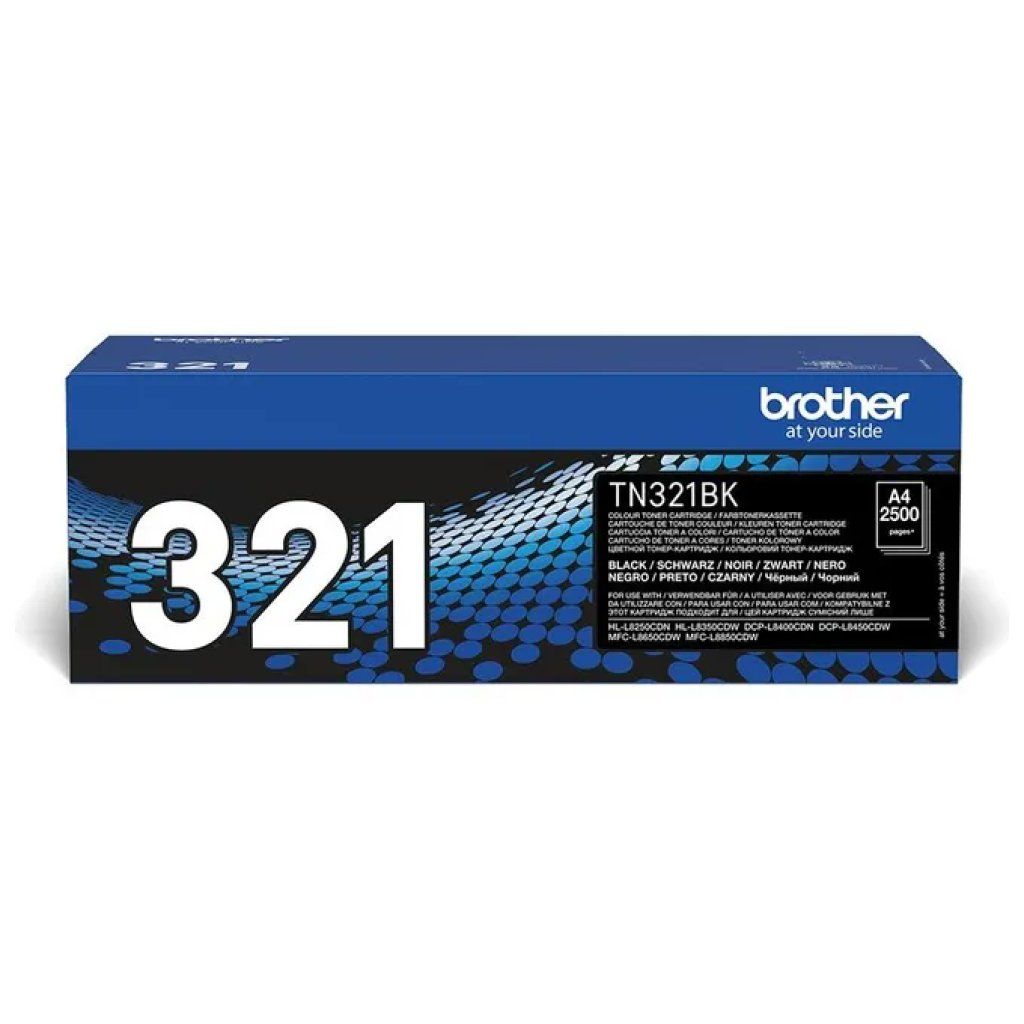 Brother TN-321BK Toner Originale Nero, 2.500 Pagine Brother TN-321BK Toner Originale Nero, 2.500 Pagine
