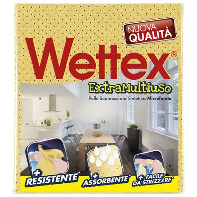 Vileda Wettex 102157 – Panno multiuso PVA microforato 40 × 35 cm, giallo
