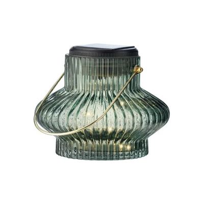Kaemingk 0874517 Lampada Solare da Tavolo in Vetro, LED Integrato, Colore Assortito