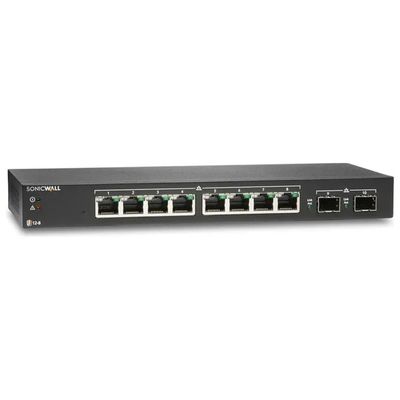 SonicWall SWS12-8POE Switch Gigabit PoE a 8 porte con supporto 24x7 per 1 anno